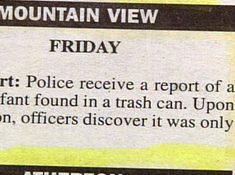 Discarded Burrito Mistaken for Baby in Trash Can Discarded Burrito Mistaken for Baby in Trash Can